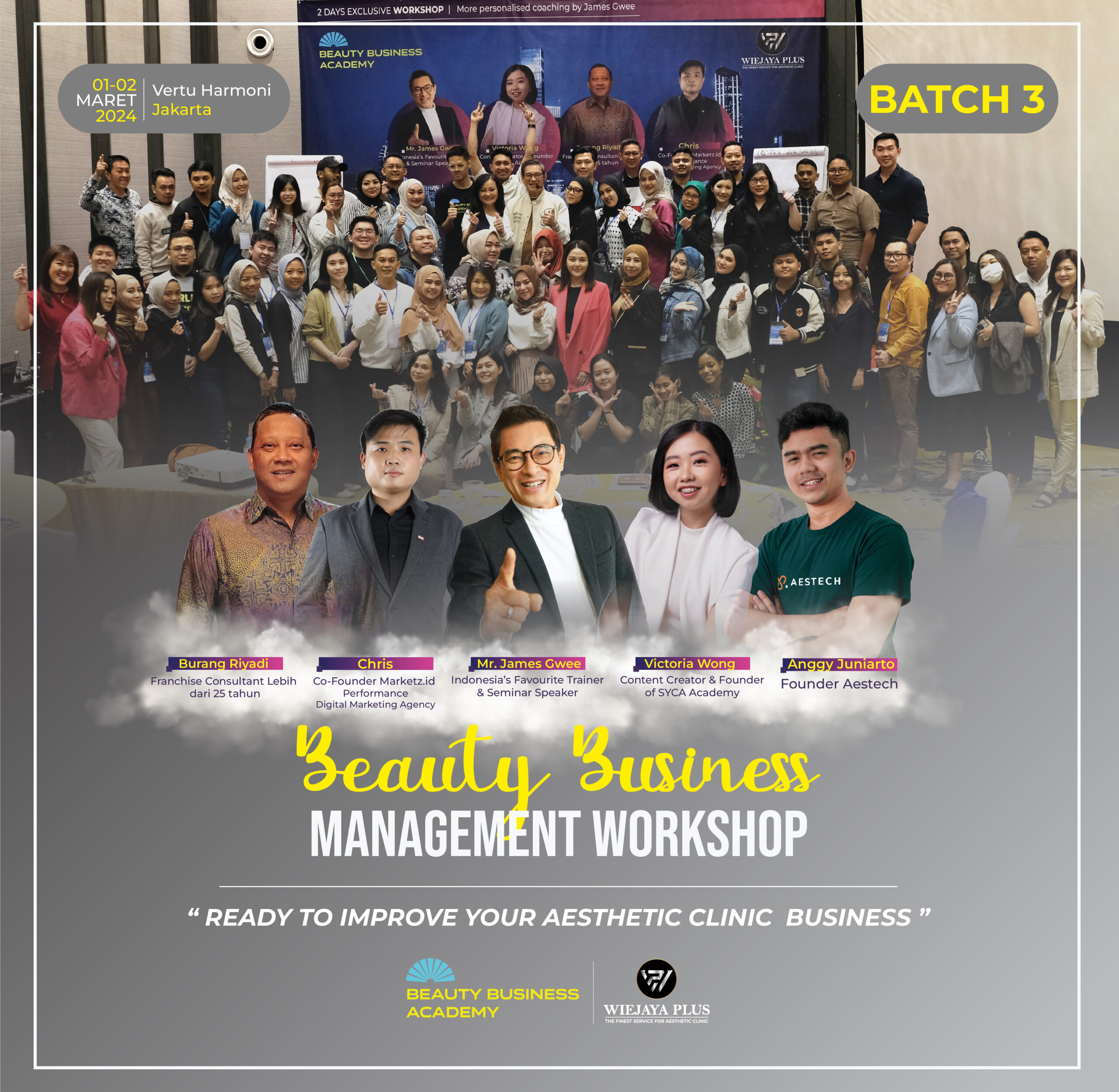 3. SUPPORT PELATIHAN BISNIS SENILAI 10 JUTA KHUSUS OWNER KLINIK KECANTIKAN